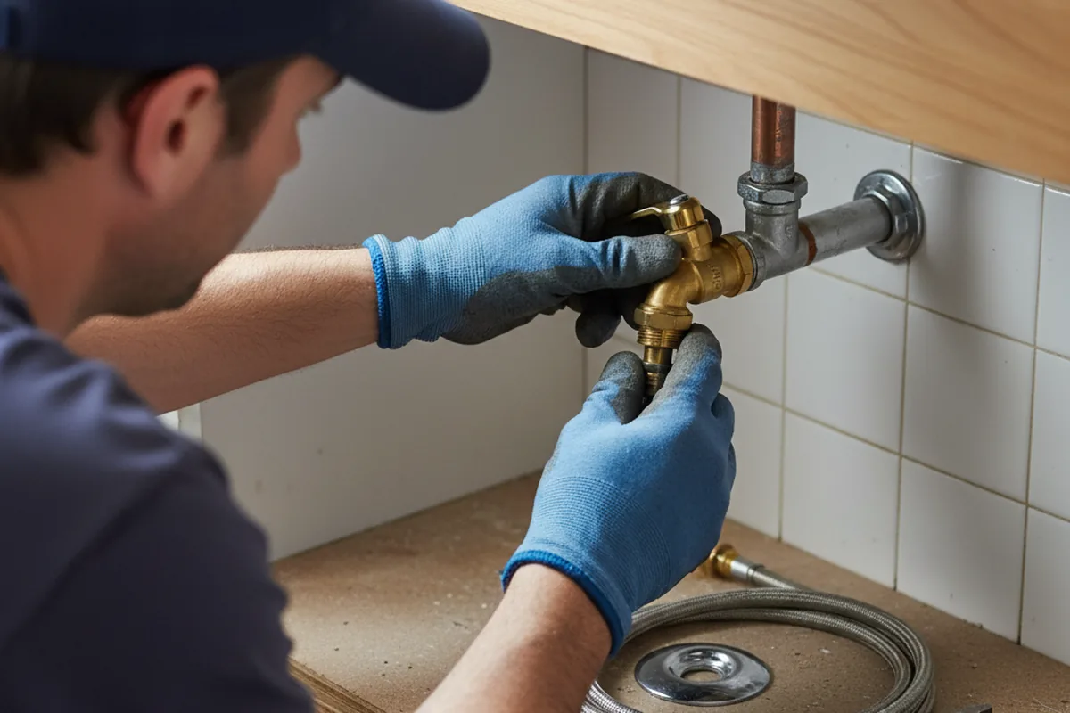 Shutoff valve and fitting work during Faucet and Fixture Repair in Pearl City